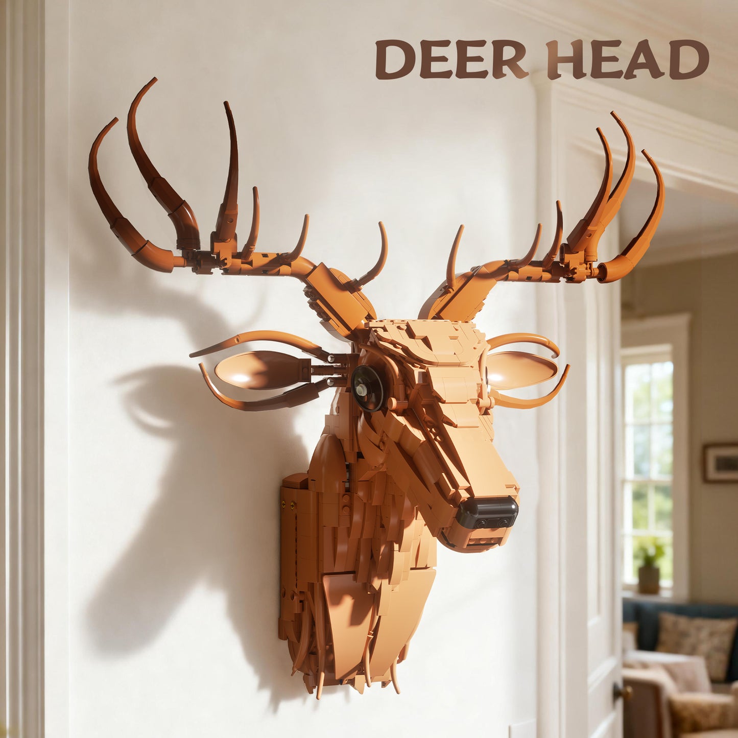 Xbert Deer Head Building Block Set - 66226-1.jpg