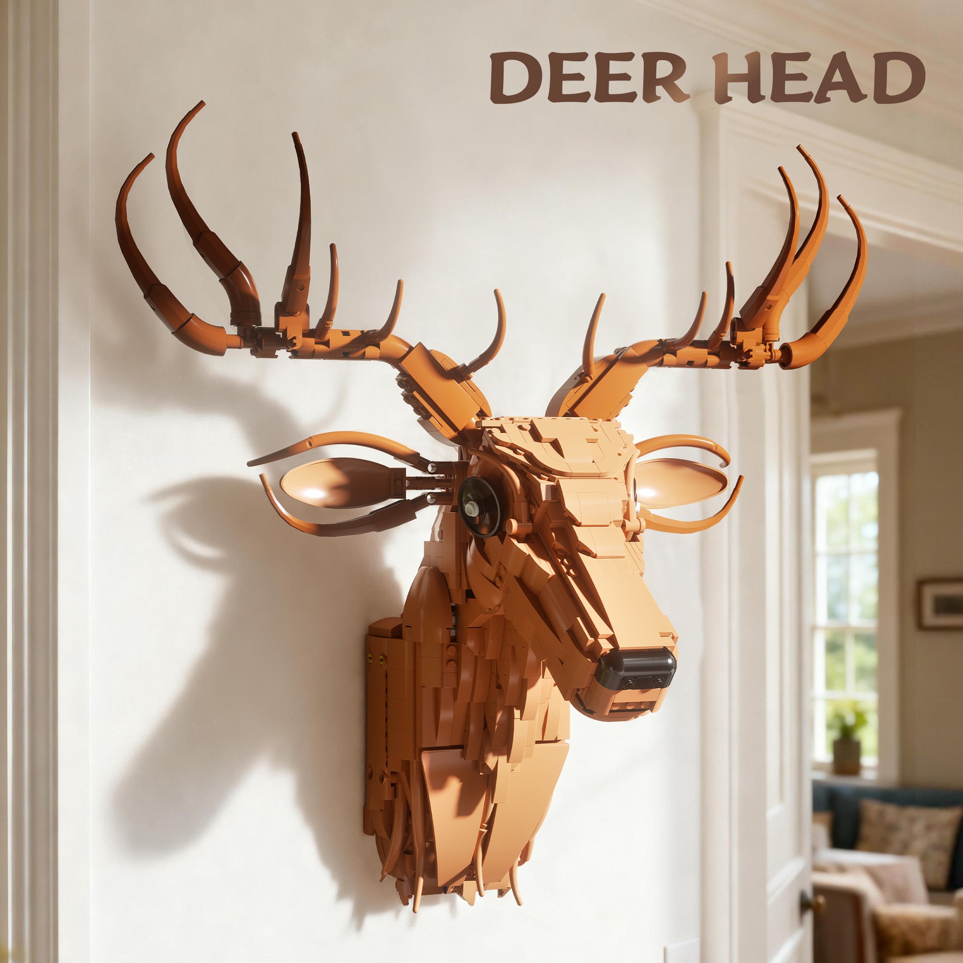 Xbert Deer Head Building Block Set - 66226-1.jpg