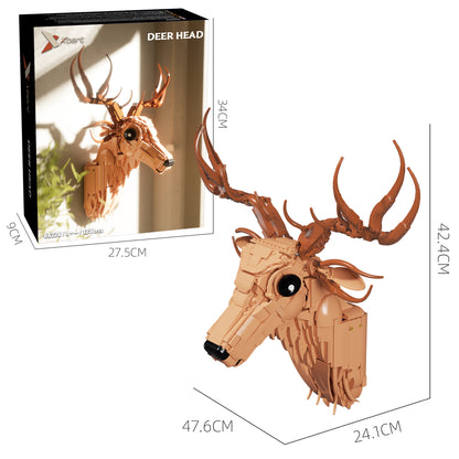 Xbert Deer Head Building Set SKU image - 66226-尺寸.jpg