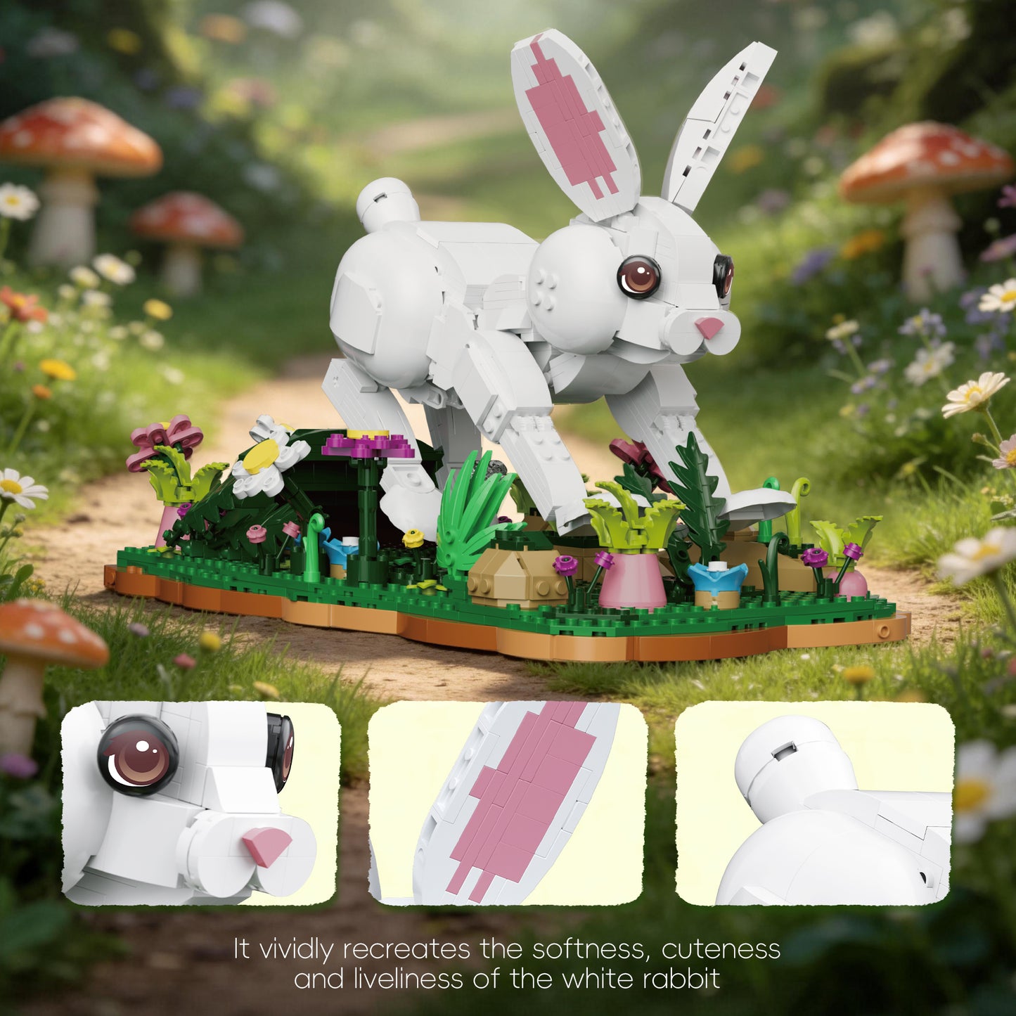 Xbert White Rabbit Building Block Set - 66255-3.jpg