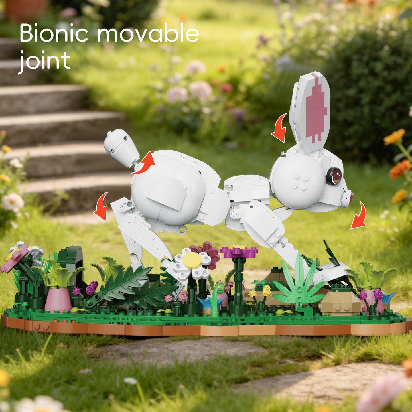 Xbert White Rabbit Building Block Set - 66255-4.jpg