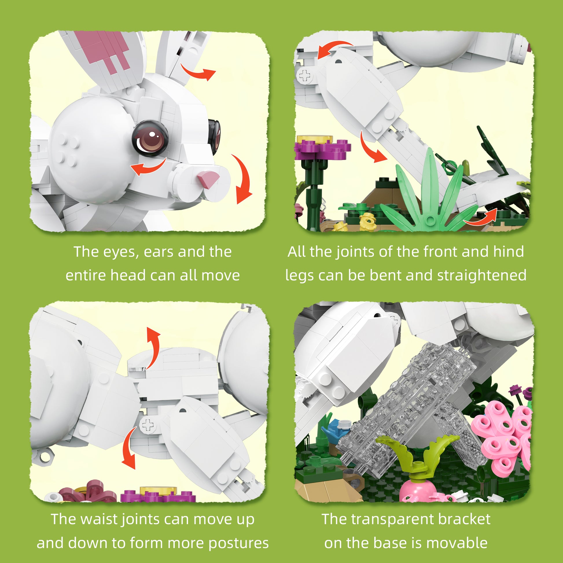 Xbert White Rabbit Building Block Set - 66255-5.jpg