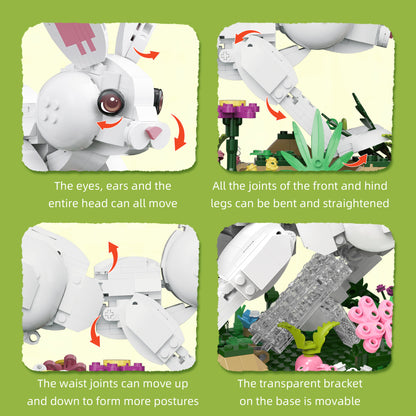 Xbert White Rabbit Building Block Set - 66255-5.jpg