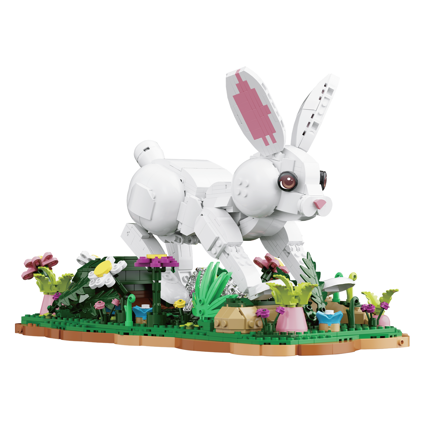 Xbert White Rabbit Building Block Set - 66255-8.png