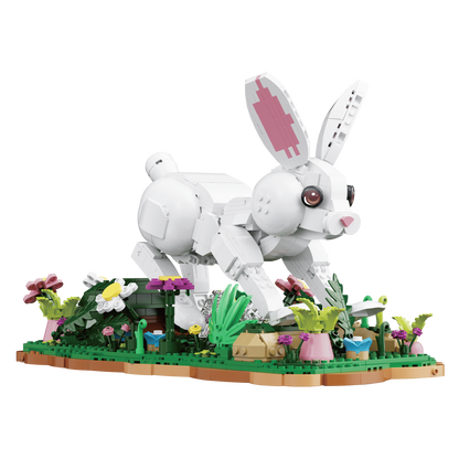 Xbert White Rabbit Building Block Set - 66255-8.png