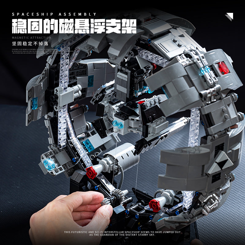 JIQI Floating Space Fighter Model Kit JQ1166 - 6.jpg