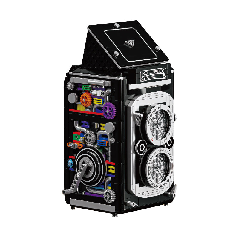 JIQI Retro Twin-Lens Camera Building Set JQ1133 SKU image - 6-白底.jpg