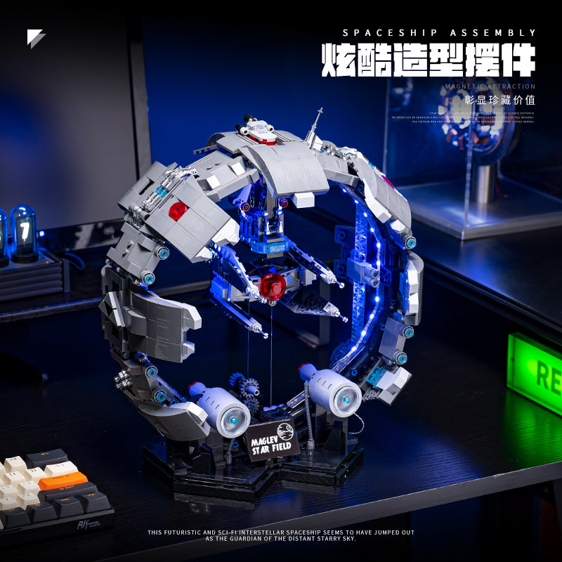 JIQI Floating Space Fighter Model Kit JQ1166 - 7.jpg