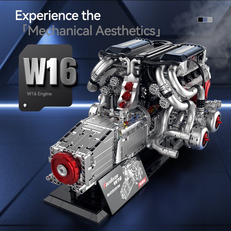 GULY W16 Engine Model Kit 60556 - 800-主图1.jpg