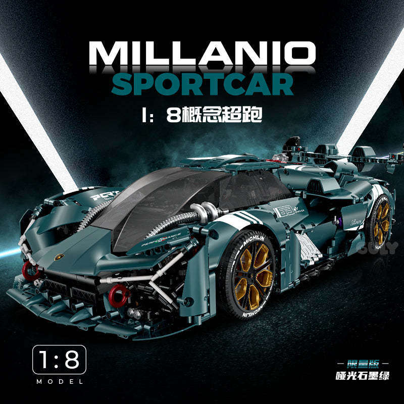 GULY 1:8 Electroplated Sports Car Model Kit 10611 - 800主图-1.jpg
