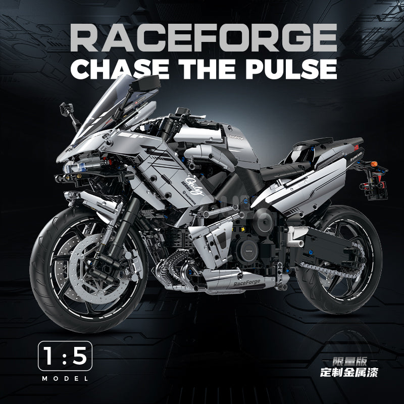 GULY 1:5 Electroplated Technic Motorcycle Model Kit 60525 - 800主图-1.jpg