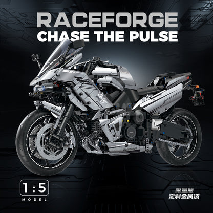 GULY 1:5 Electroplated Technic Motorcycle Model Kit 60525 - 800主图-1.jpg