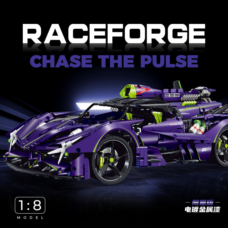 GULY 1:8 Electroplated Sports Car Model Kit 10614 - 800主图-1.jpg