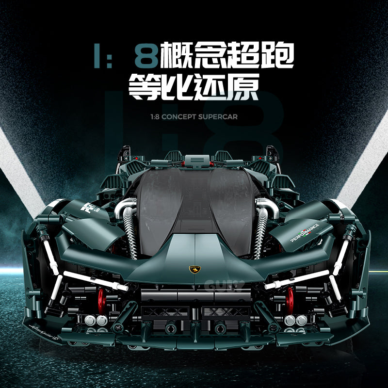GULY 1:8 Electroplated Sports Car Model Kit 10611 - 800主图-2.jpg