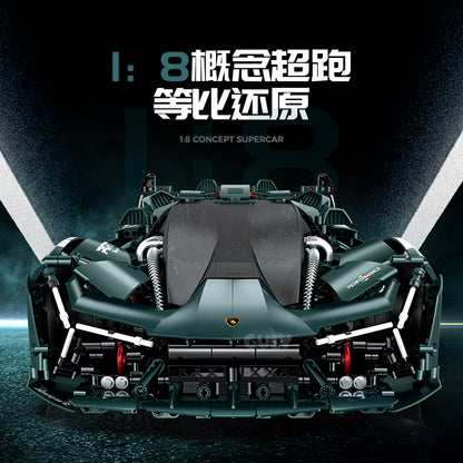 GULY 1:8 Electroplated Sports Car Model Kit 10611 - 800主图-2.jpg