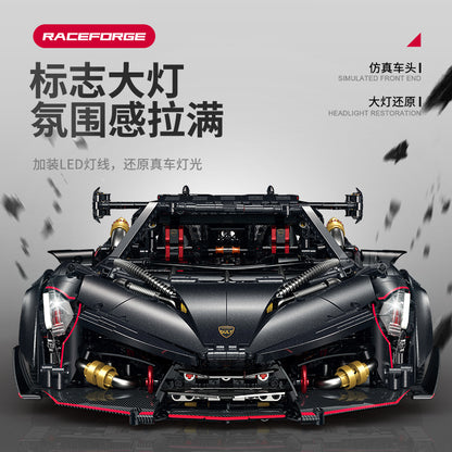 GULY 1:8 Electroplated Sports Car Model Kit 10639 - 800主图-2.jpg