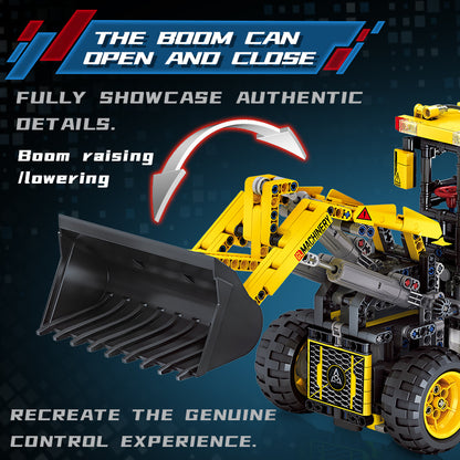 GULY Wheel Loader Bulldozer Building Set 96001 - 800主图-3.jpg