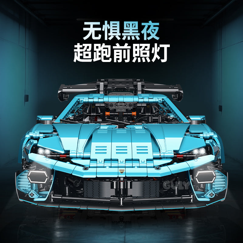 GULY 1:8 Sports Car Model Kit 10660 - 800主图-4.jpg