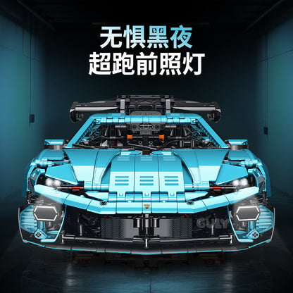 GULY 1:8 Sports Car Model Kit 10660 - 800主图-4.jpg