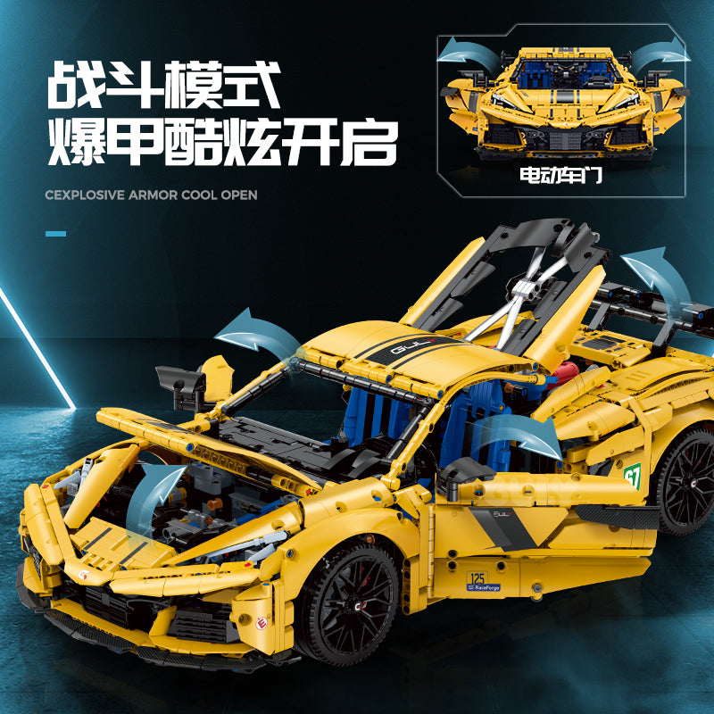 GULY 1:8 Sports Car Model Kit 10622 - 800主图-4.jpg