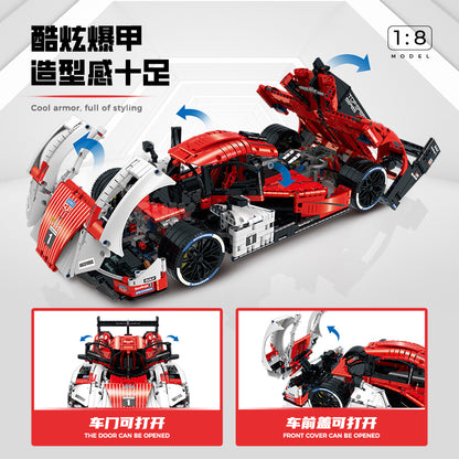 GULY 1:8 Electroplated Sports Car Model Kit 10615 - 800主图-4.jpg