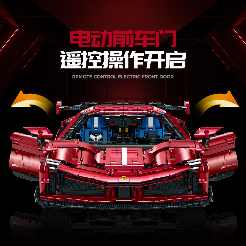 GULY 1:8 Electroplated Sports Car Model Kit 10623 - 800主图-4.jpg