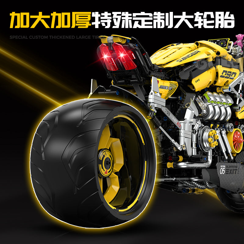 GULY 1:5 Technic Motorcycle Model Kit 60519 - 800主图-4.jpg