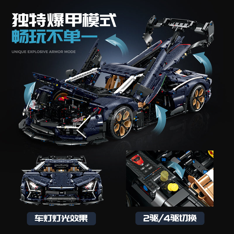 GULY 1:8 Sports Car Model Kit 10624 - 800主图-5.jpg