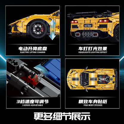 GULY 1:8 Sports Car Model Kit 10622 - 800主图-5.jpg