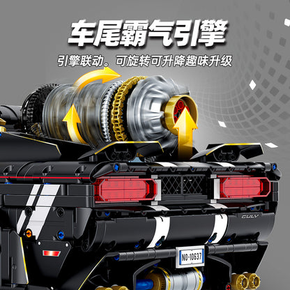 GULY 1:8 Electroplated Sports Car Model Kit 10637 - 800主图-5.jpg