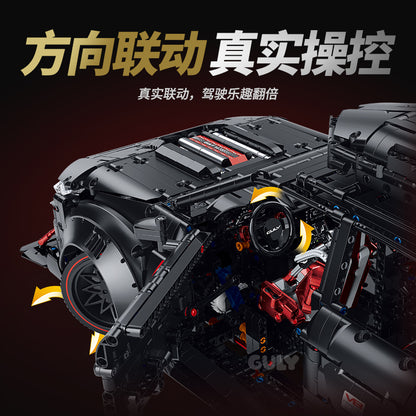 GULY 1:8 Electroplated Sports Car Model Kit 10645 - 800主图-5.jpg