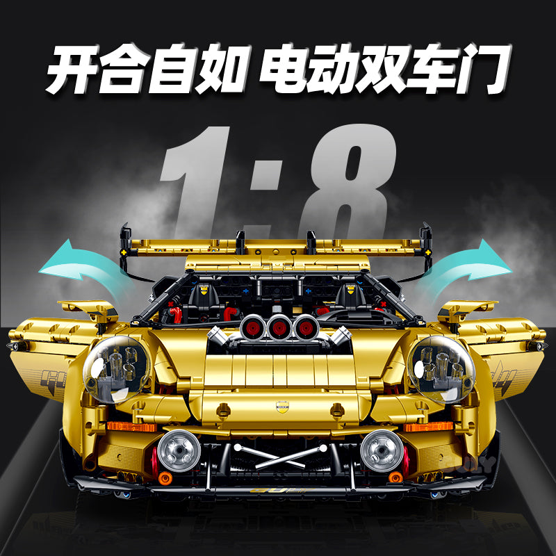 GULY 1:8 Electroplated Sports Car Model Kit 10640 - 800主图-5.jpg