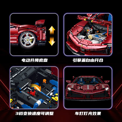 GULY 1:8 Electroplated Sports Car Model Kit 10623 - 800主图-5.jpg