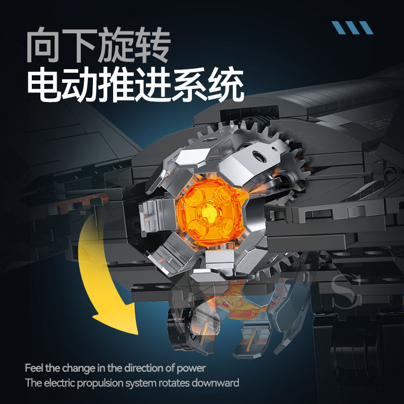 GULY Stealth Fighter Building Set 60550 - 800主图-5.jpg