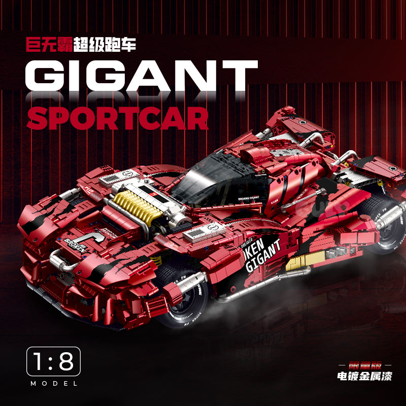 GULY 1:8 Electroplated Sports Car Model Kit 10619 - 800主图1.jpg