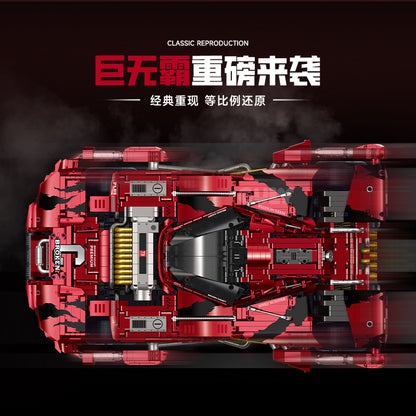 GULY 1:8 Electroplated Sports Car Model Kit 10619 - 800主图2.jpg