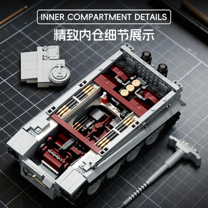 TK Two Tiger I Heavy Tank Model Kit - 主图800x800-3.jpg