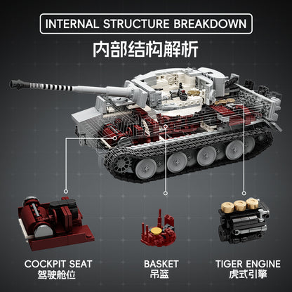 TK Two Tiger I Heavy Tank Model Kit - 主图800x800-4.jpg
