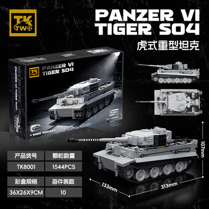 TK Two Tiger I Heavy Tank Model Kit SKU image - 主图800x800-sku.jpg