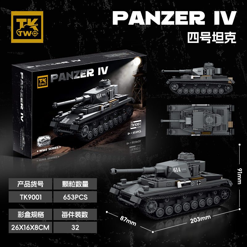 TK Two Panzer IV Tank Model Kit SKU image - 800x800-sku.jpg