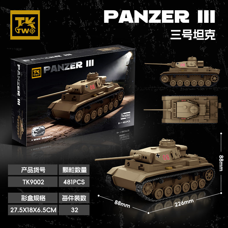 TK Two Panzer III Tank Model Kit SKU image - 800x800-sku.jpg