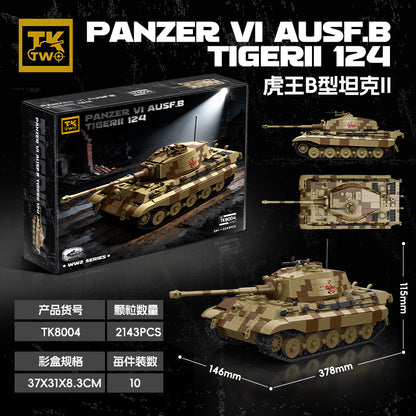 TK Two King Tiger Tank Model Kit SKU image - 800x800-sku.jpg