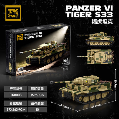 TK Two Lucky Tiger Tank Model Kit SKU image - 800x800-sku.jpg