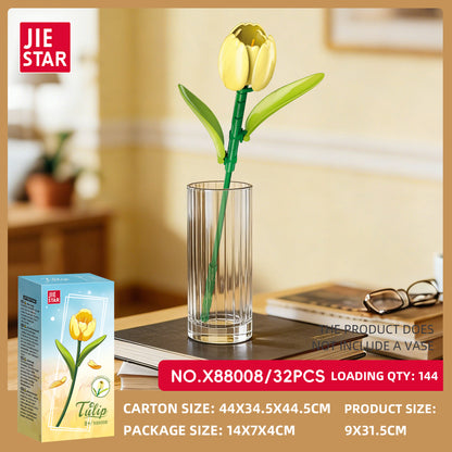JIESTAR Flower Building Block Set 11-Pack SKU image - 88008-sku.jpg