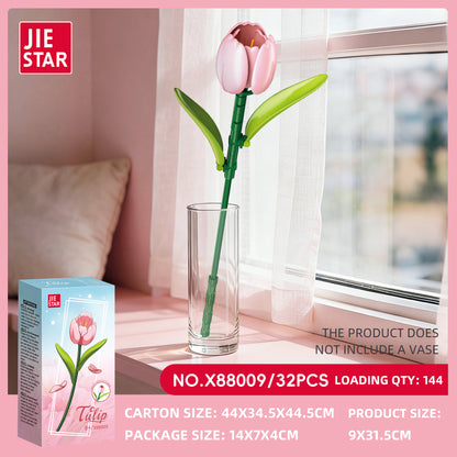 JIESTAR Flower Building Block Set 11-Pack SKU image - 88009-sku.jpg
