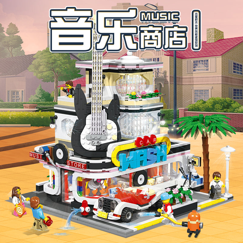 JIESTAR Concert Hall Building Block Set - 89105-2.jpg