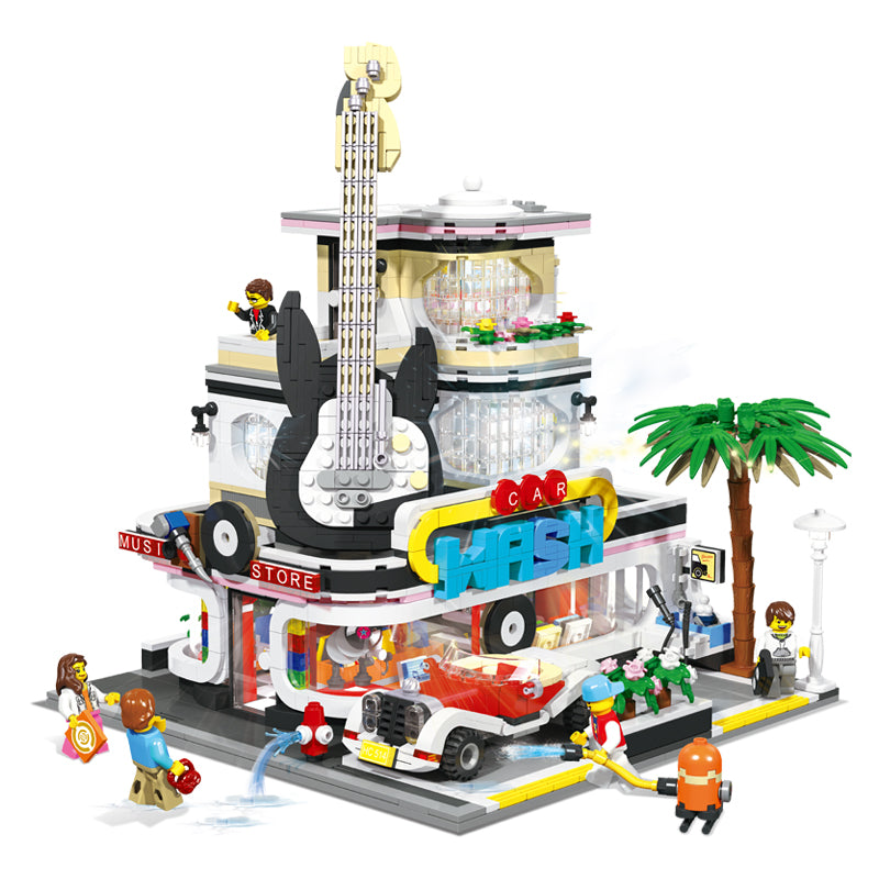JIESTAR Concert Hall Building Block Set - 89105-白底.jpg