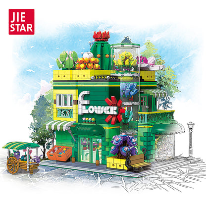 JIESTAR Succulent Plant Shop [Including Led Lighting Parts] Building Block Set - 89108-1.jpg