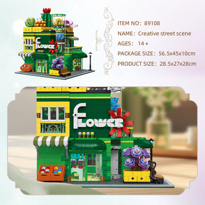 JIESTAR Succulent Plant Shop [Including Led Lighting Parts] Building Block Set - 89108-3.jpg
