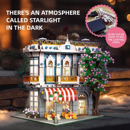 JIESTAR Sakura Restaurant. With Qr Code Light Line Building Block Set - 89109-3.jpg